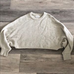 Line + Dot Crop Sweater